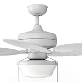 Harbor Breeze Waveport 52-in White LED Indoor/Outdoor Ceiling Fan (5-Blade)