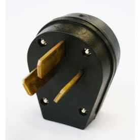 Utilitech 50-Amp-Volt Black 3-Wire Plug - Hardwarestore Delivery