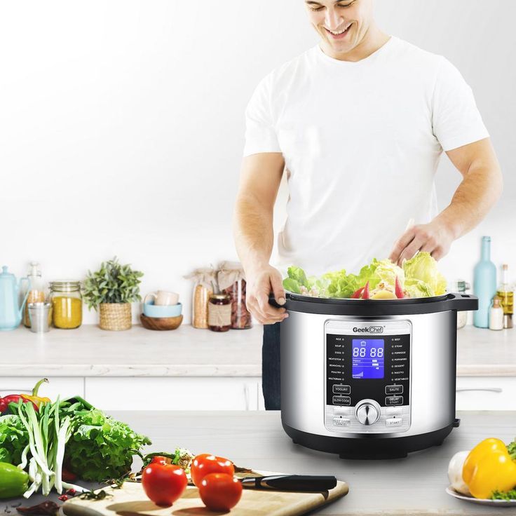 6 Qt. Stainless Steel Electric Pressure Cooker with 17-in-1 Multi-Functions