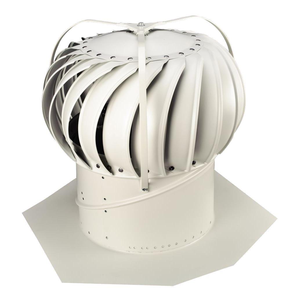 12 in. Weathered Bronze Aluminum Externally Braced Whirlybird Wind Turbine - Super Arbor