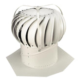 12 in. Weathered Bronze Aluminum Externally Braced Whirlybird Wind Turbine - Super Arbor