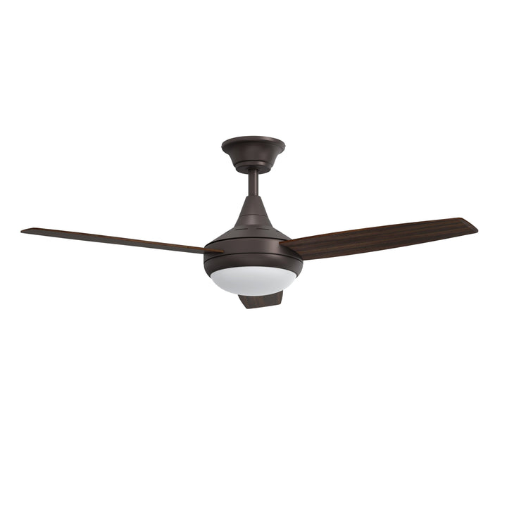 Harbor Breeze Beach Creek 52-in Bronze Indoor Ceiling Fan with Integrated LED Light Kit and Remote (3-Blade)