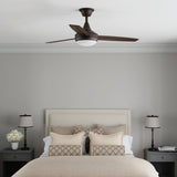Harbor Breeze Beach Creek 52-in Bronze Indoor Ceiling Fan with Remote (3-Blade)