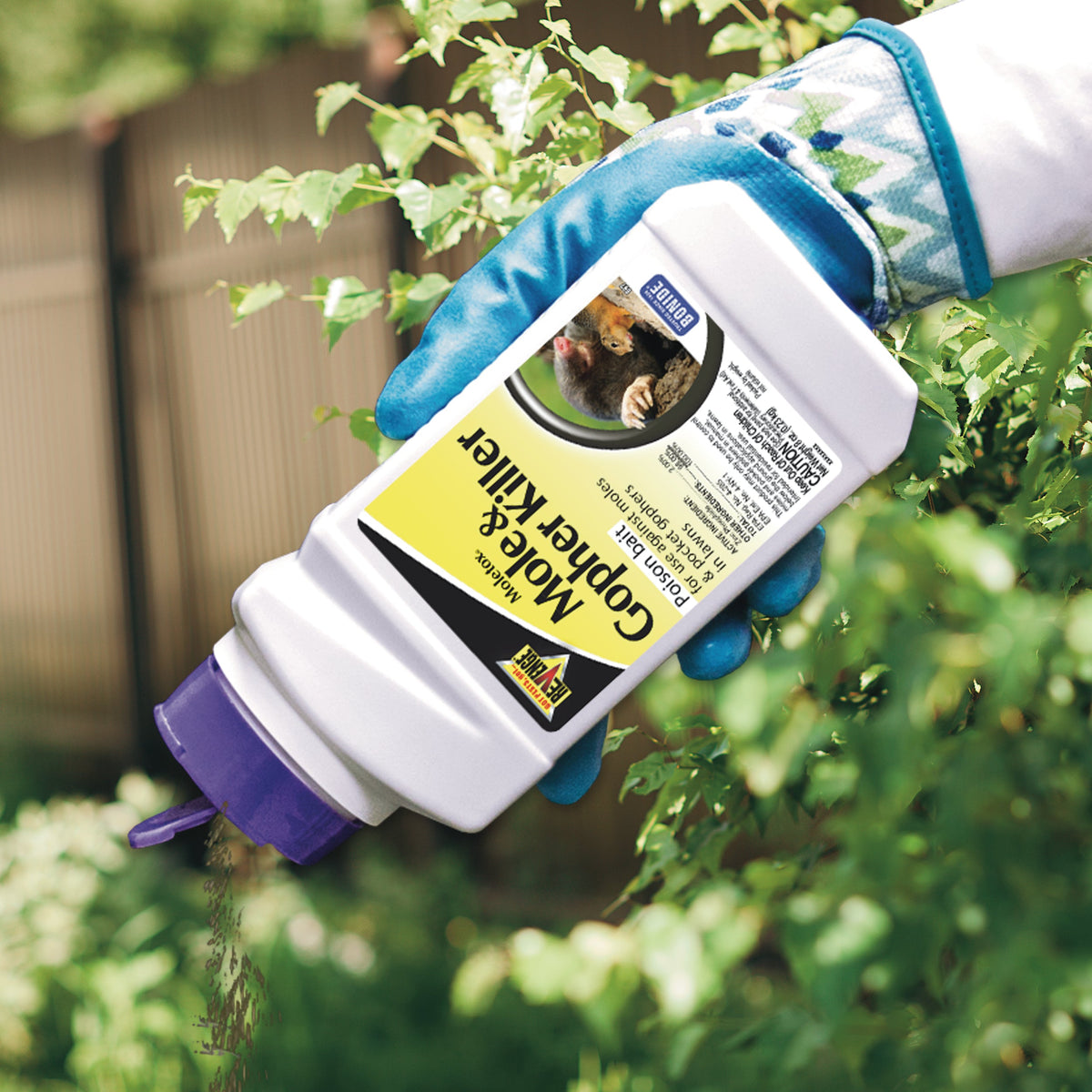 Bonide Moletox II Mole & Gopher Killer Toxic Bait Granules, 8 oz