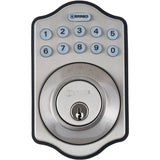 Brink's Electronic Deadbolt in Satin Nickel Finish