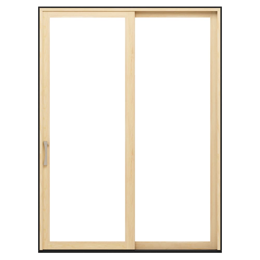 Pella 72-in x 80-in Clad-wood Sliding, Right-hand sliding – product-only view