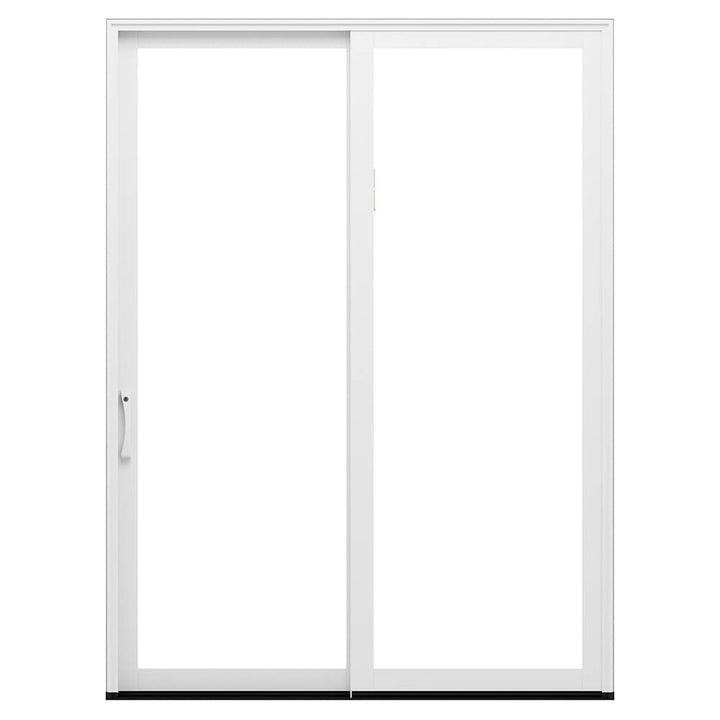 Pella 72-in x 80-in Clad-wood Sliding, Left-hand sliding – primary product view
