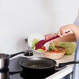 Premium Silicone BPA-Free, Spatula with Stainless Steel Core 500F Heat-Resistant, Non-Stick, Dishwasher Safe, Red