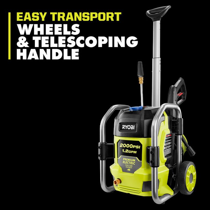 RYOBI 2000 PSI 1.2 GPM Cold Water Electric Pressure Washer