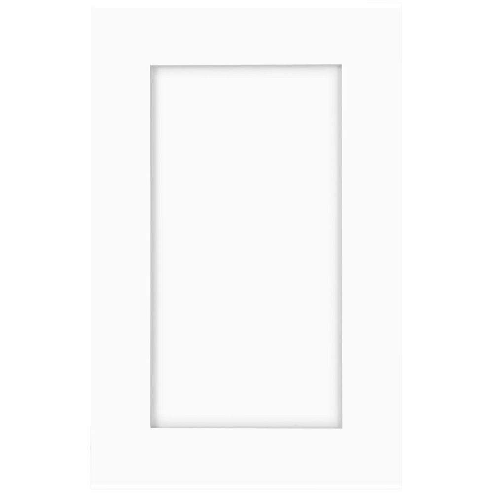 Shaker 30 in. W x 21 in. D x 34.5 in. H Vanity with Left Drawers Cabinet Only in Satin White - Super Arbor