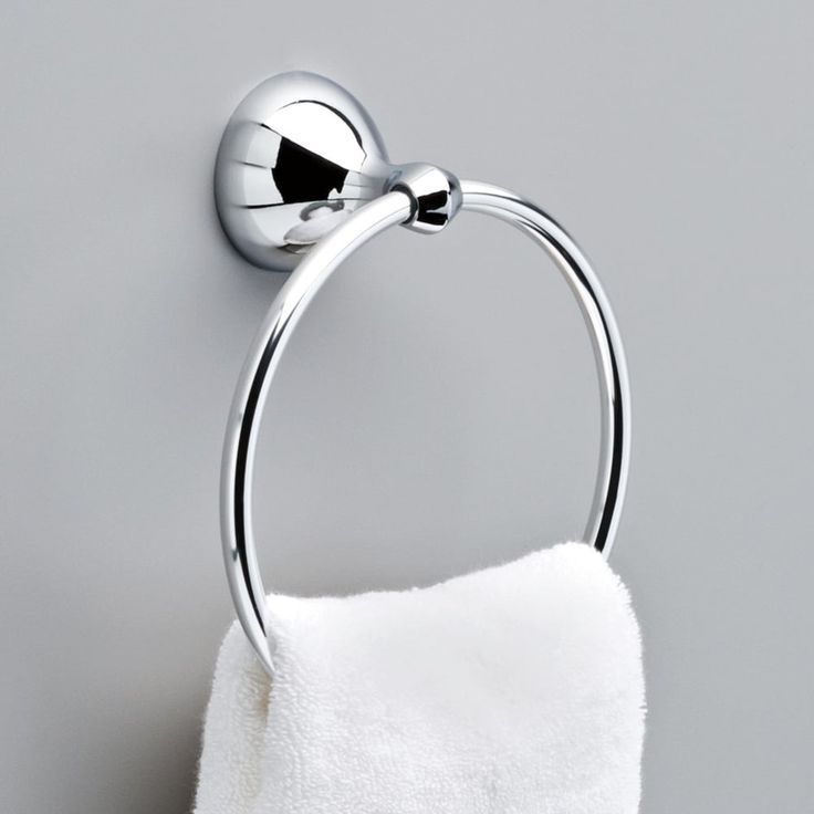 Delta Foundations Polished Chrome Wall Mount Towel Ring