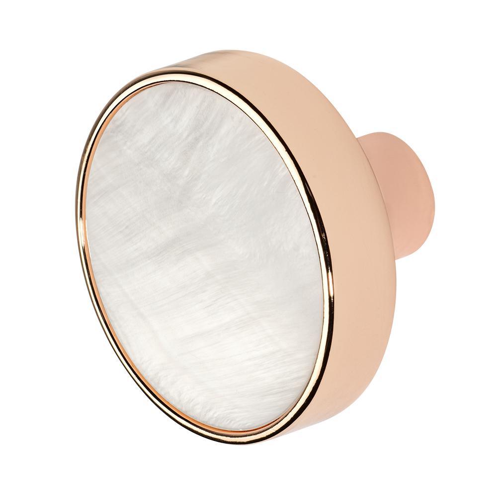 Pearl 1-3/8 in. Oil Rubbed Bronze Cabinet Knob - Super Arbor