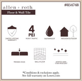 Style Selections Lethbridge Pine 8-in x 48-in Glazed Porcelain Wood Look Floor Tile