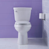 Cimarron Comfort Height 2-Piece 1.6 GPF Single Flush Elongated Toilet with AquaPiston Flushing Technology in White - Super Arbor