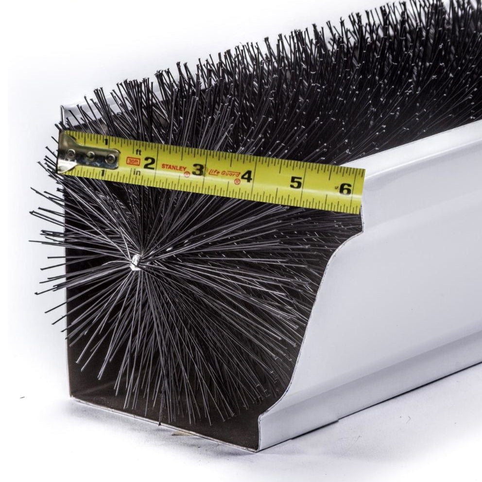 6-Inch GutterBrush Gutter Guard – Fits Large Residential & Small Commercial Gutters (5.25 Inch Diameter) image 2