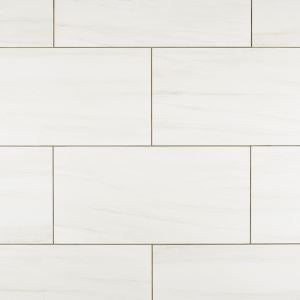 San Giorgio Belucci Bianca Matte Porcelain Tile 12 x 24 - Marble Look