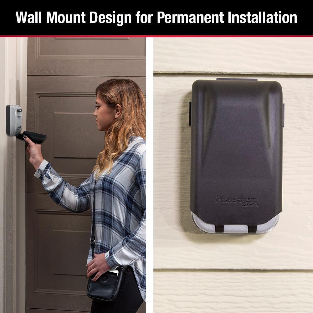 SafeSpace Wall Mount Light-Up Dial Lock Box - Super Arbor
