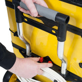 22.5 in. Rolling Stacking Portable Metal Trolley Tool Box - Super Arbor