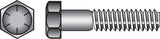 Hillman 1/2 in. Diameter x 2 in. Length Heat-Treated Steel Hex Head Cap Screw, 50-Pack