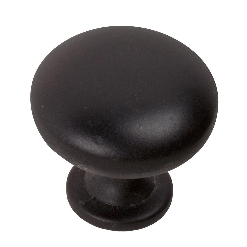 1-1/8 in. Dia Satin Gold Classic Round Cabinet Knobs (10-Pack) - Super Arbor