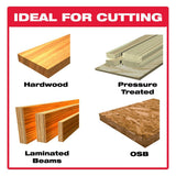 5-3/8 in x 18-Tooth Fast Framing Saw Blade with Bushings - Super Arbor