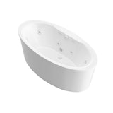Sunstone 5.7 ft. Whirlpool Tub in White - Super Arbor