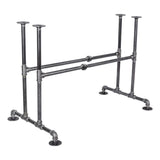 3/4 in. Black Pipe x 3 ft. L x 30 in. H Bridge Design Kitchen Table Kit