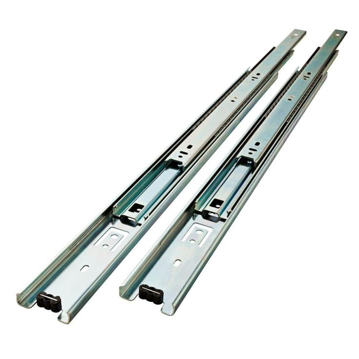 22 in. Full Extension Side Mount Ball Bearing Drawer Slide Set
