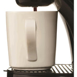 1-Cup Black Single Serve Coffee Maker with Removable Filter