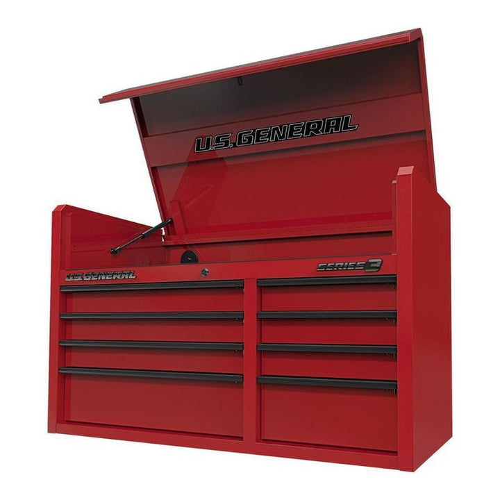 U.S. GENERAL 42 in. x 22 in. Top Chest, Series 3, Red
