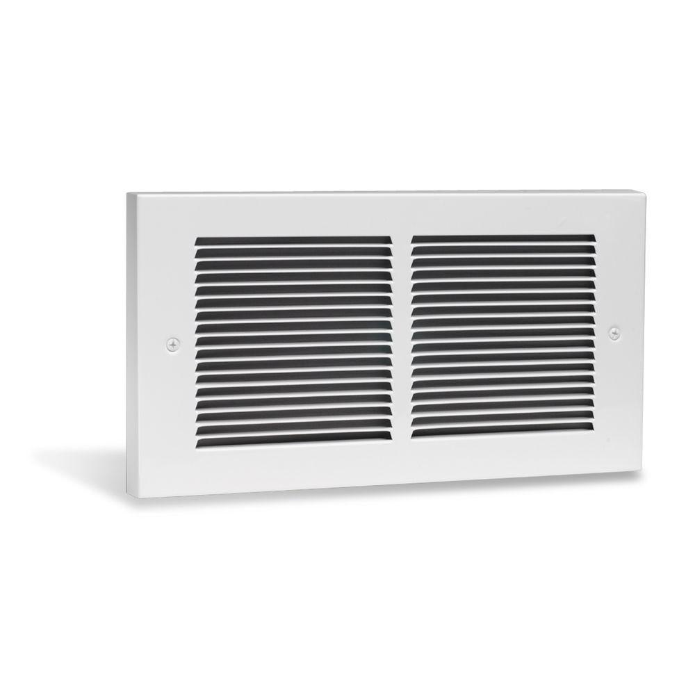 Register Multi-Watt 240-Volt In-Wall Fan-Forced Heater in White - Super Arbor