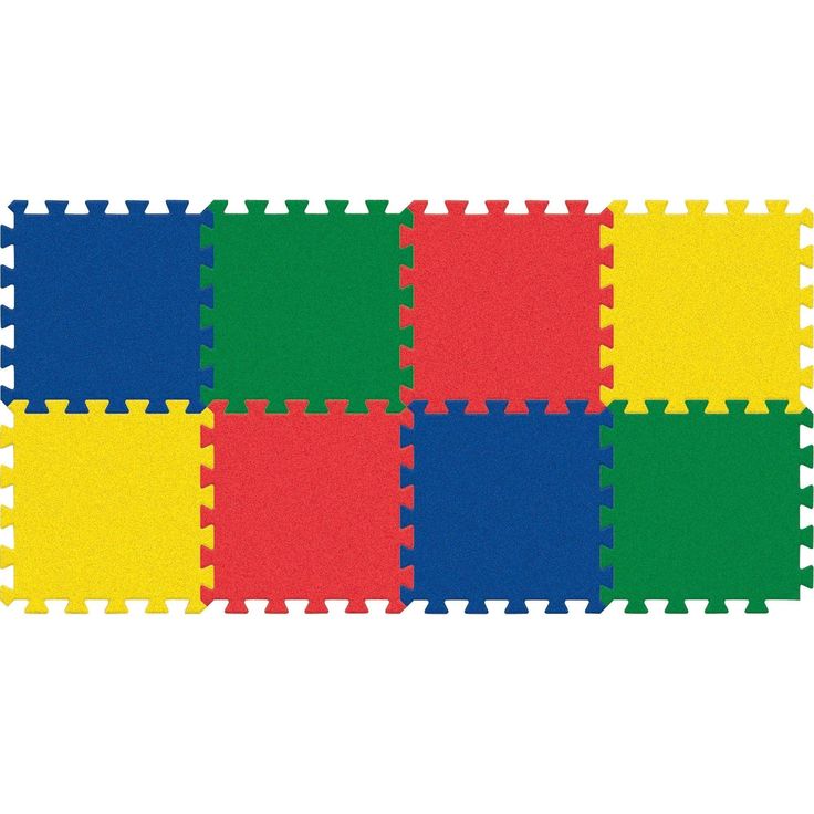 Pacon, PACAC4355, WonderFoam Color Tiles, 4 / Set, Assorted