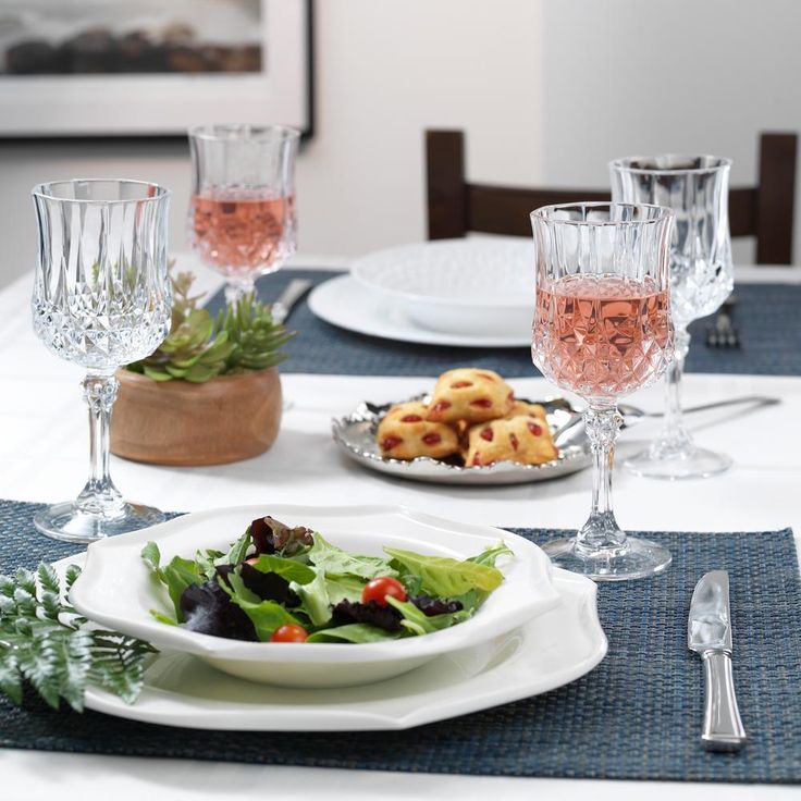 4-Piece Longchamp Goblet Set