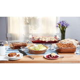 Baker's Premium 5-Piece Assorted Glass Baker Set