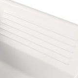 Kensington Drop-In Acrylic 25 in. 3-Hole Single Bowl Utility Sink in White - Super Arbor