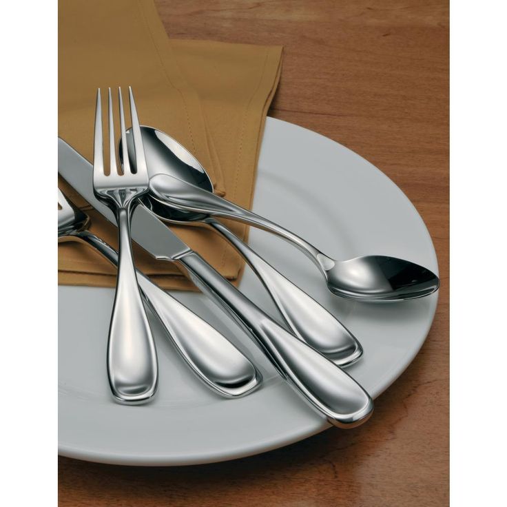 Voss II 18/0 Stainless Steel Teaspoons (Set of 12)