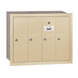Aluminum Recessed-Mounted USPS Access Vertical Mailbox with 4 Door - Super Arbor
