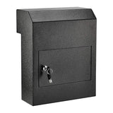Black Through-The-Door Safe Locking Drop Box - Super Arbor