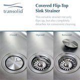 Studio Farmhouse/Apron-Front Stainless Steel 36 in. Single Bowl Kitchen Sink in Brushed Finish