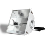 Double Ended Large Air Cooled with 6 in. Duct and Glass Panel Grow Light Reflector for up to 1000-Watt - Super Arbor