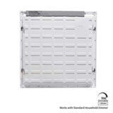 Commercial Electric 2 ft. x 2 ft. LED Flat Panel 40K 30 Lumens Standard Dimming