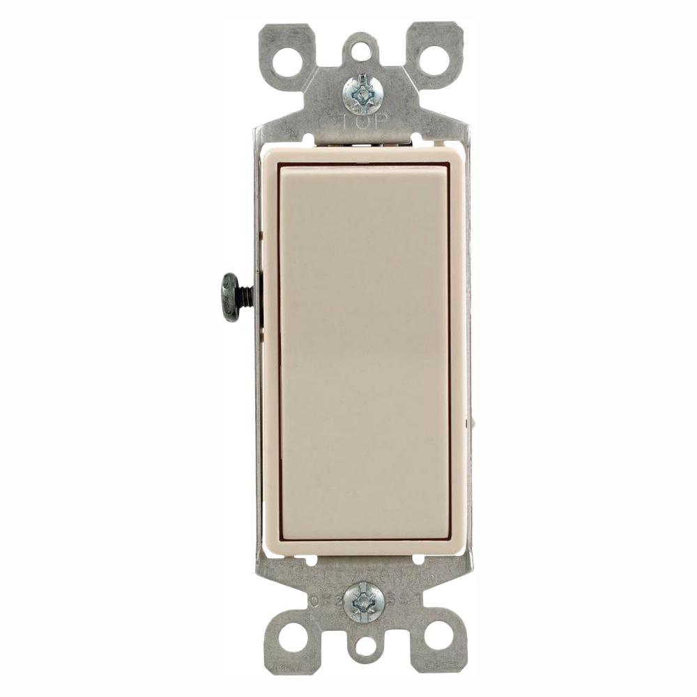 Decora 15 Amp 3-Way Switch, Black - Super Arbor