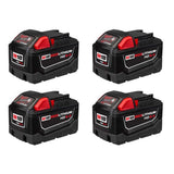 M18 18-Volt Lithium-Ion XC Extended Capacity Battery Pack 6.0Ah (4-Pack) - Super Arbor