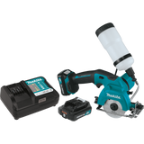 Makita 12V max CXT Lithium‑Ion Cordless 3-3/8 in. Tile/Glass Saw (Tool Only)