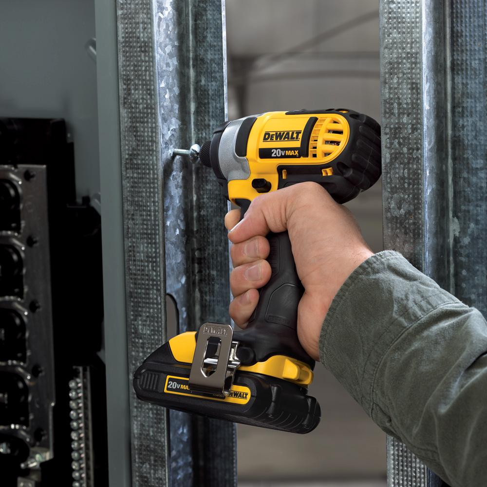 20-Volt MAX Lithium-Ion Battery Pack 3.0Ah and Charger with Bonus Bare 1/4 in. Impact Driver