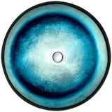 Tara Deco-Glass Vessel Sink in Deep Sea - Super Arbor