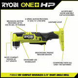 ONE+ HP 18V Brushless Cordless Compact 2-Tool Combo Kit with 3/8 in. Right Angle Drill and Cut-Off Tool (Tools Only)