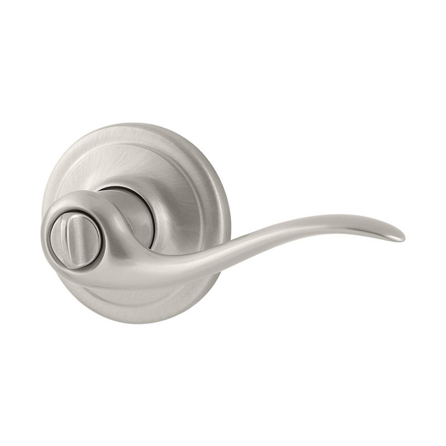 Kwikset Tustin Satin Nickel Privacy Lockset, ANSI/BHMA Grade 2, 1-3/4 in.