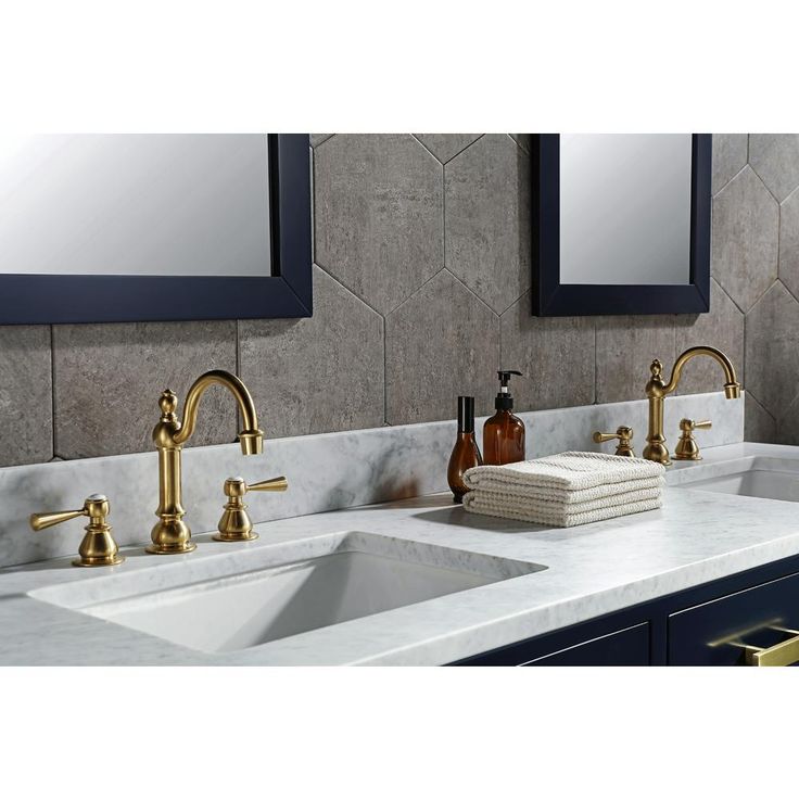 Madison 72 in. Bath Vanity in Monarch Blue with Carrara White Marble Vanity Top with White Basins