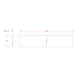 Boltmaster 0.0625 in x 1.25 in x 4 ft Weldable Aluminum Flat Bar, 1 Pack